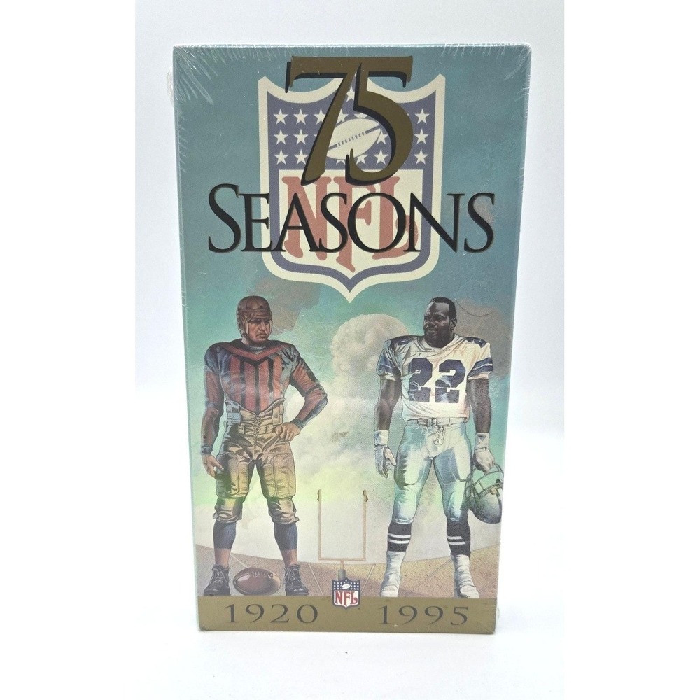 NFL 75 Seasons: 1920-1995 75th Anniversary VHS (New & Sealed)